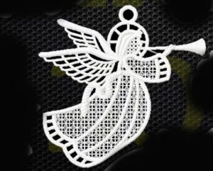 Lace Angel Ornament